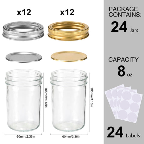 SPANLA silver lid 12-pack provides airtight storage and freshness.