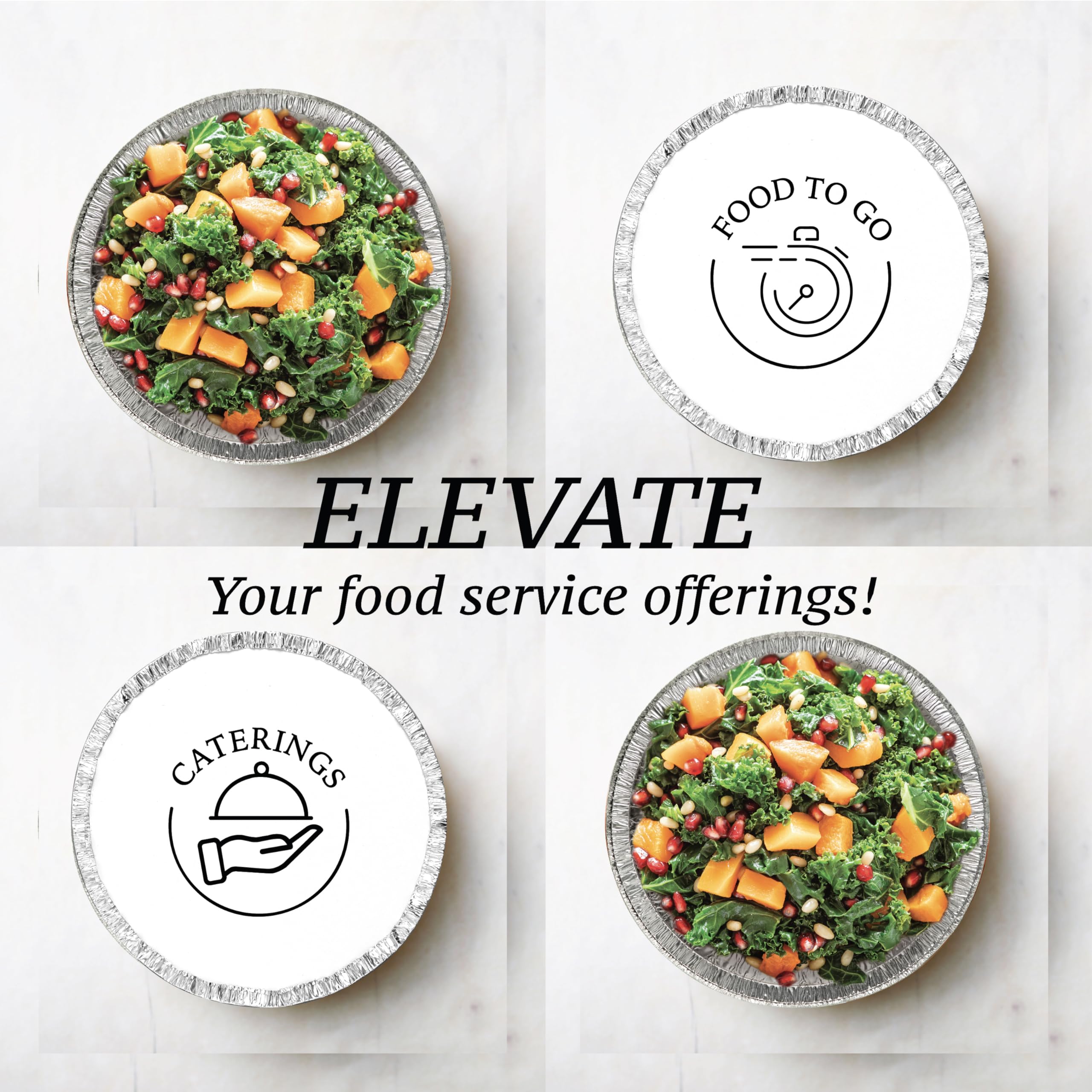 Spare Essentials foil pans with lids, freezer safe for dessert storage