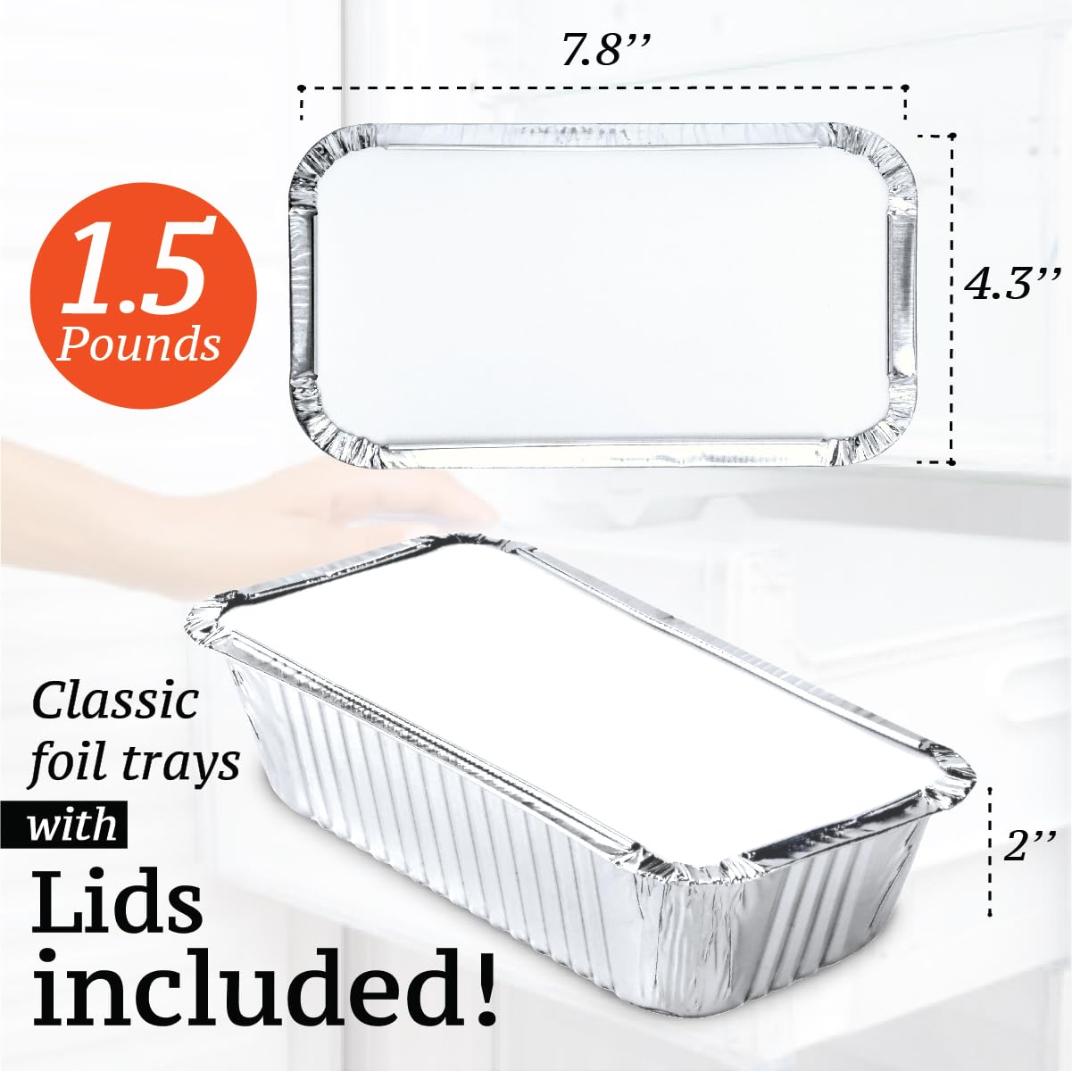 Spare Essentials bakery-style loaf pan with lid for even heating