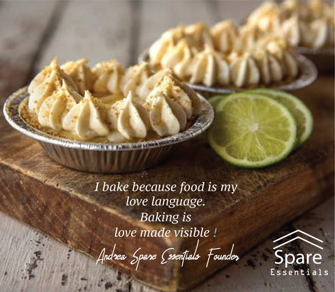 Spare Essentials catering-buffet pie tins for serving single portions.