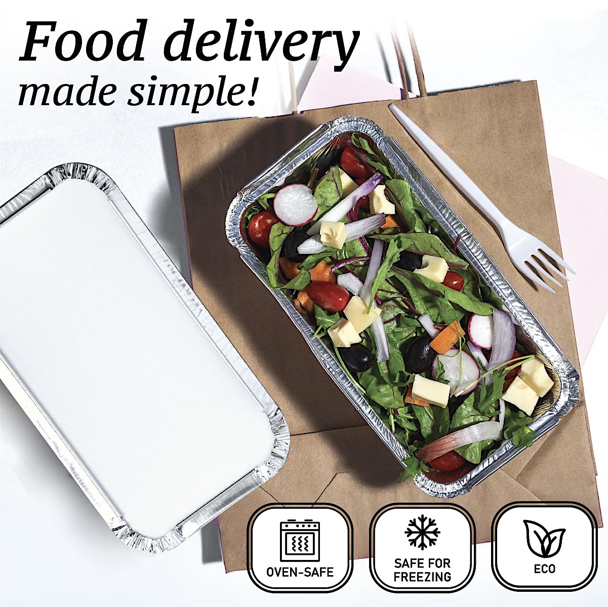 Spare Essentials heavy-duty aluminum tray for durable baking performance