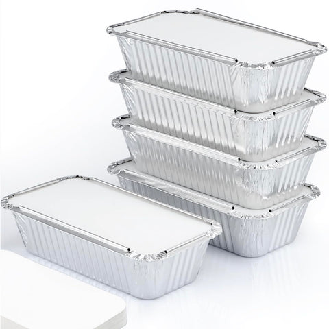 Spare Essentials loaf pans with lids packaging for organized prep