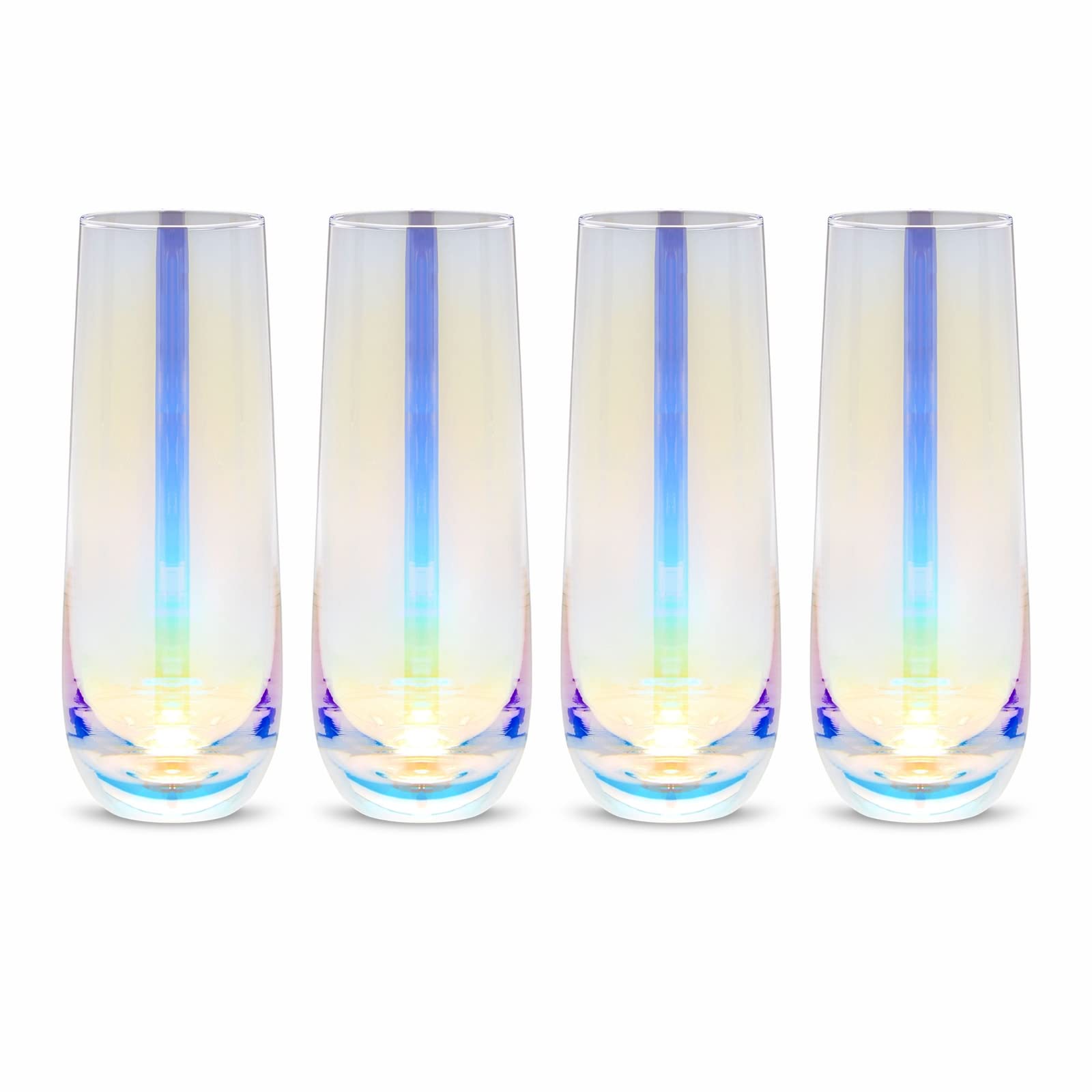 Sparkle and Bash four-pack glassware for cohesive entertaining sets.