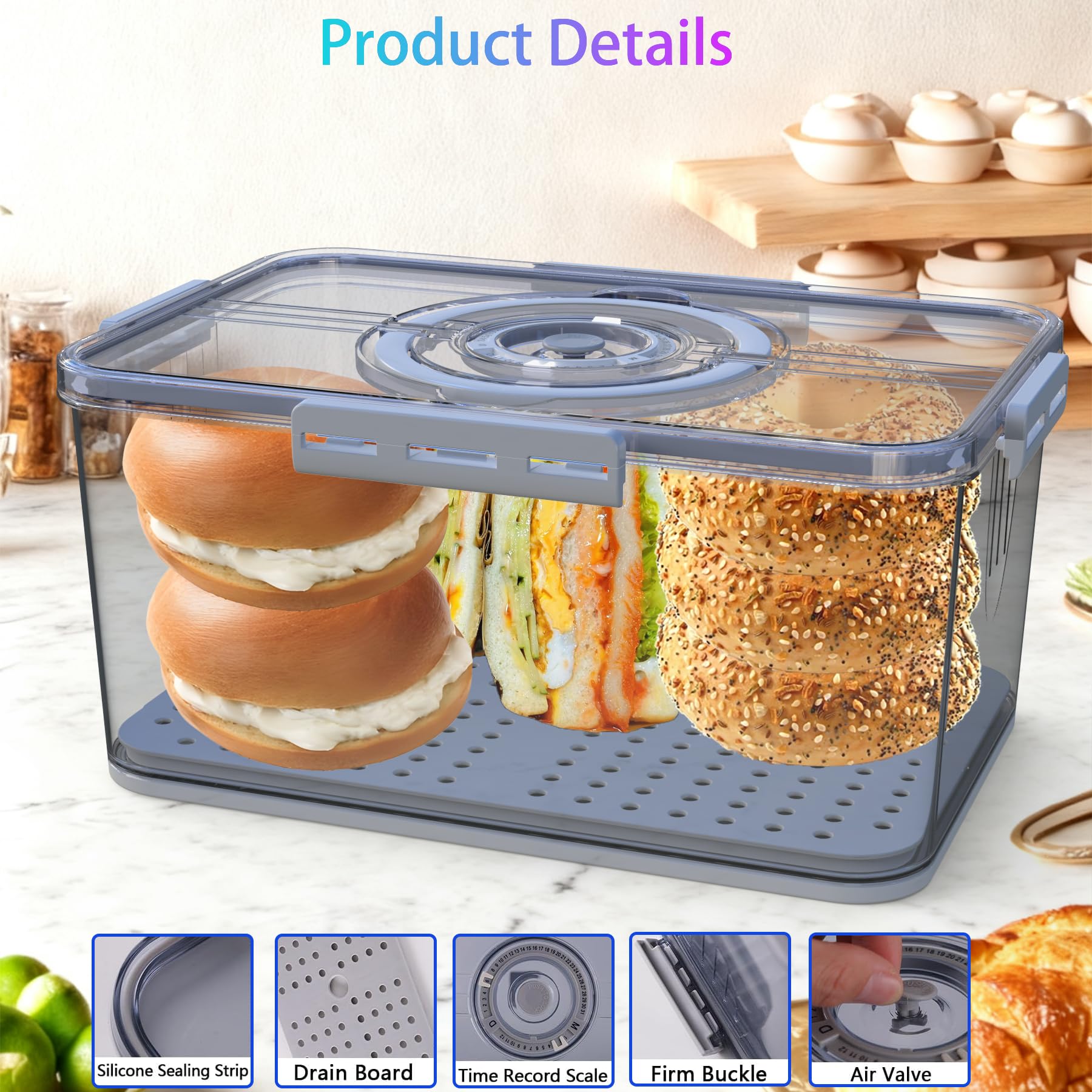 SpeaGles BPA-free material ensures safe food storage