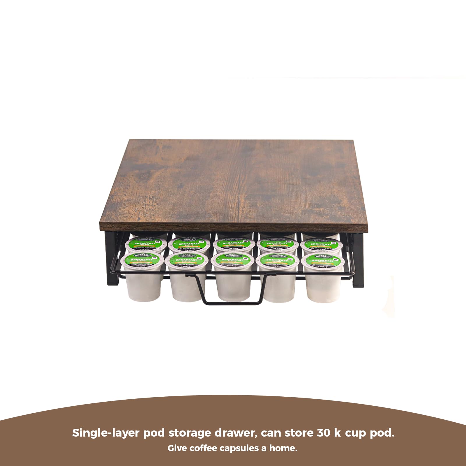 Speday K Cup Holder Organizer on counter keeps flavors accessible.