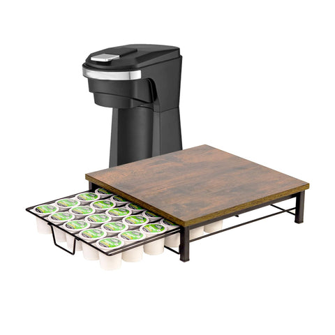 Speday K Cup Holder Organizer front view showing full 30-pod capacity.