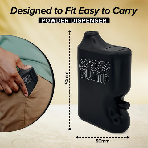 Speed Bump travel seasoning container supports quick flavor tweaks anywhere