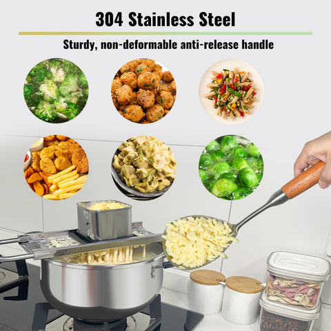 Dishwasher-safe SPEENSUN spaetzle maker simplifies cleanup after meals