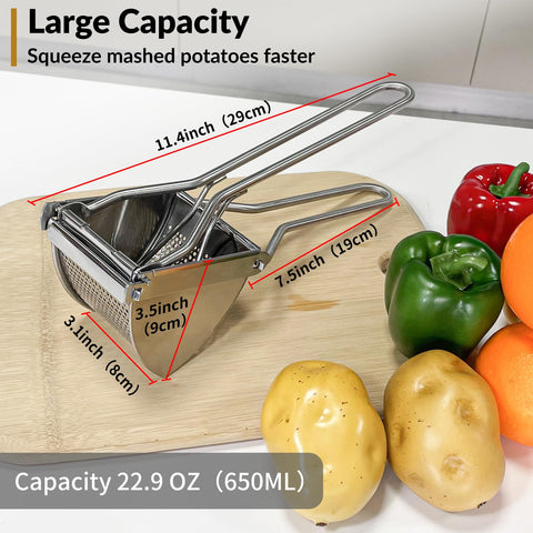 SPEENSUN ricer with ergonomic soft-grip handle for comfortable use