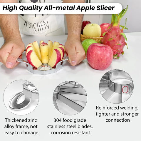SPEENSUN extended blade length fits 4-inch apples like Fuji.