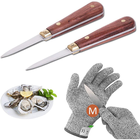 SPEENSUN oyster shucking knife with full tang for strong, reliable opening.