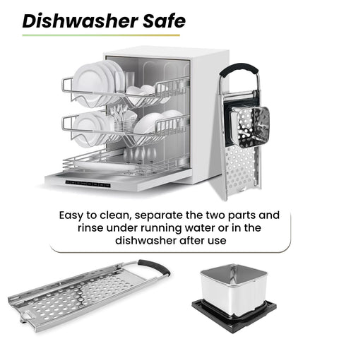 SPEENSUN Spaetzle Maker dishwasher-safe components for easy cleaning