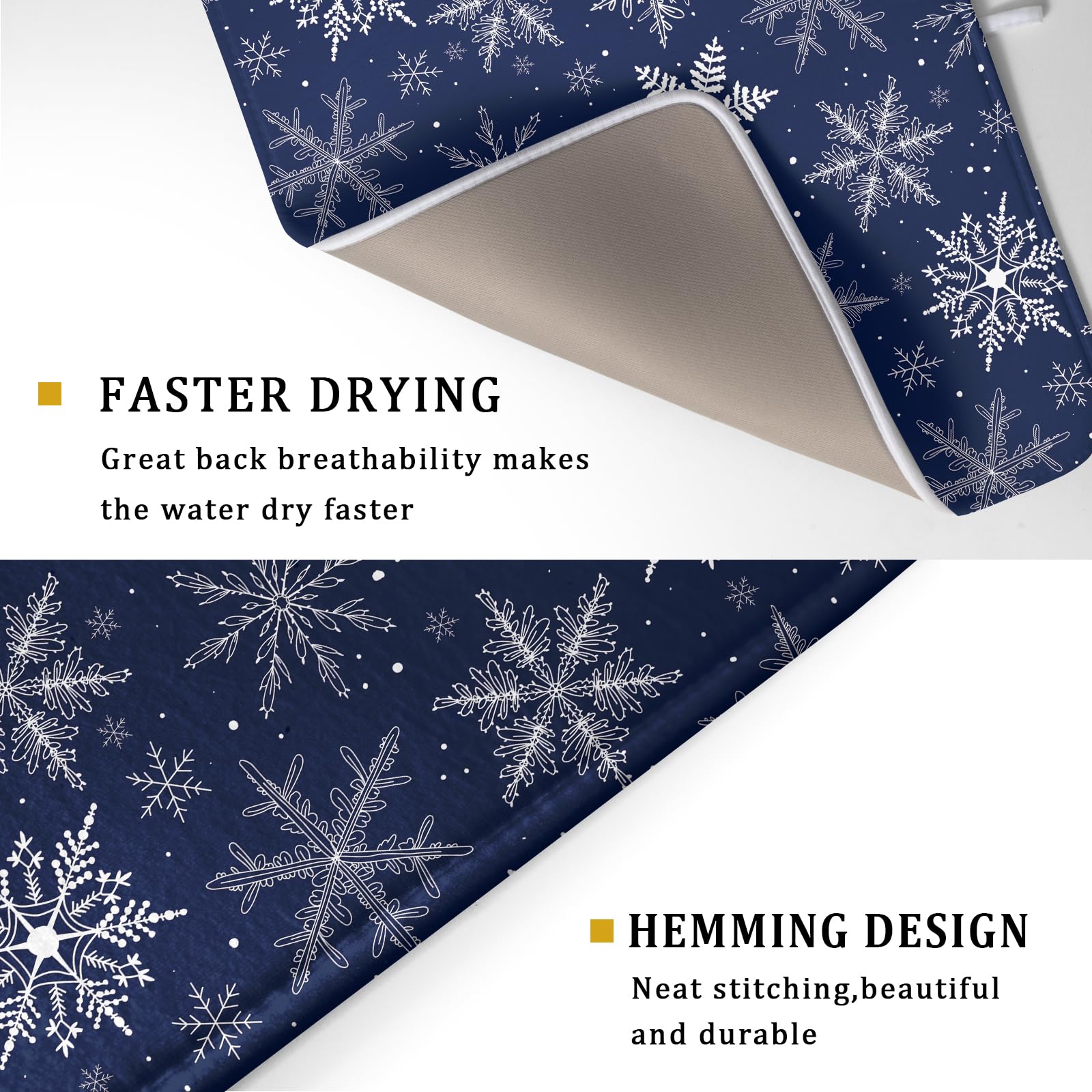 Sphragiyn quick-dry drying pad suitable for glasses, pots, and utensils.
