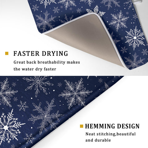 Sphragiyn quick-dry drying pad suitable for glasses, pots, and utensils.