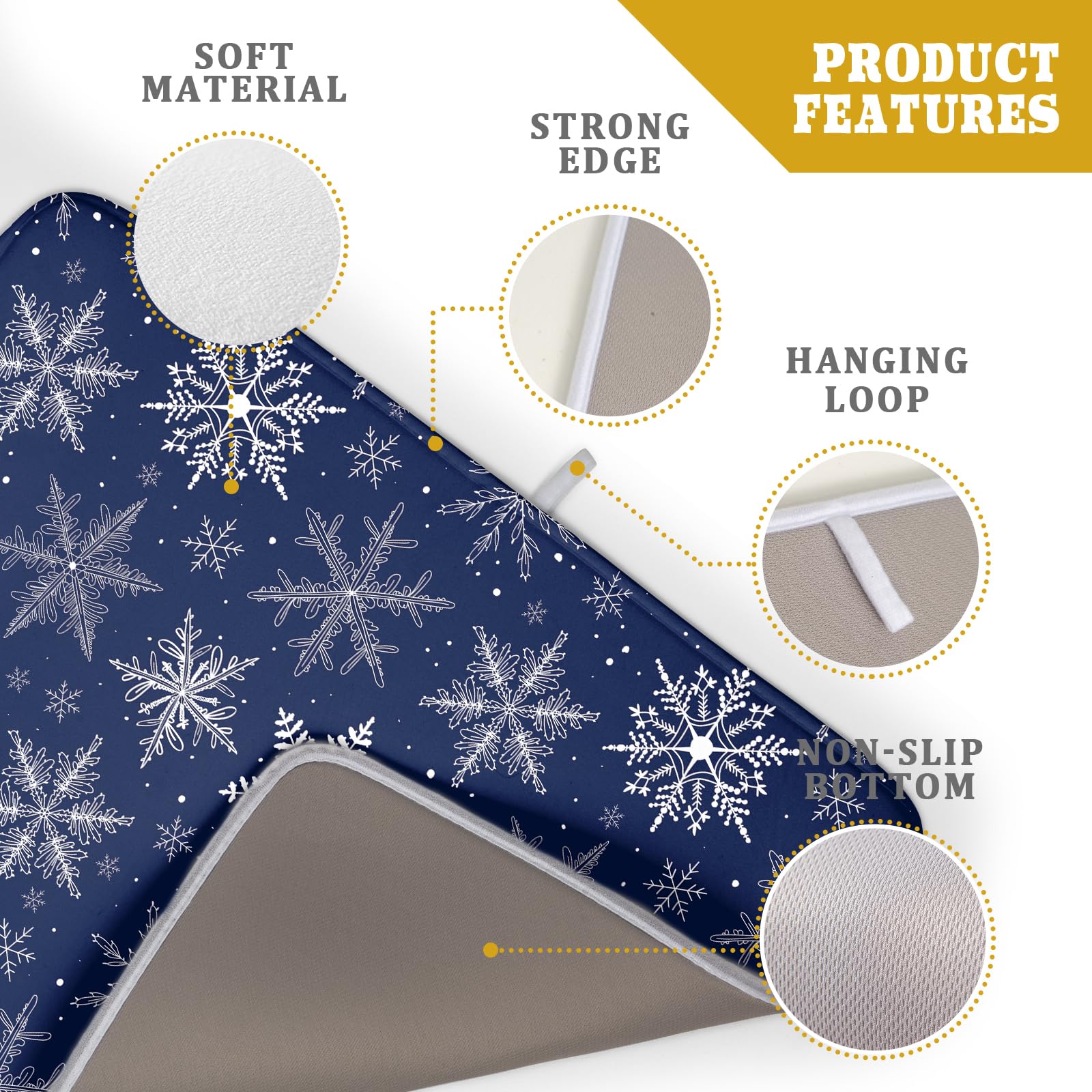 Sphragiyn kitchen-loop drying mat for easy storage after use.