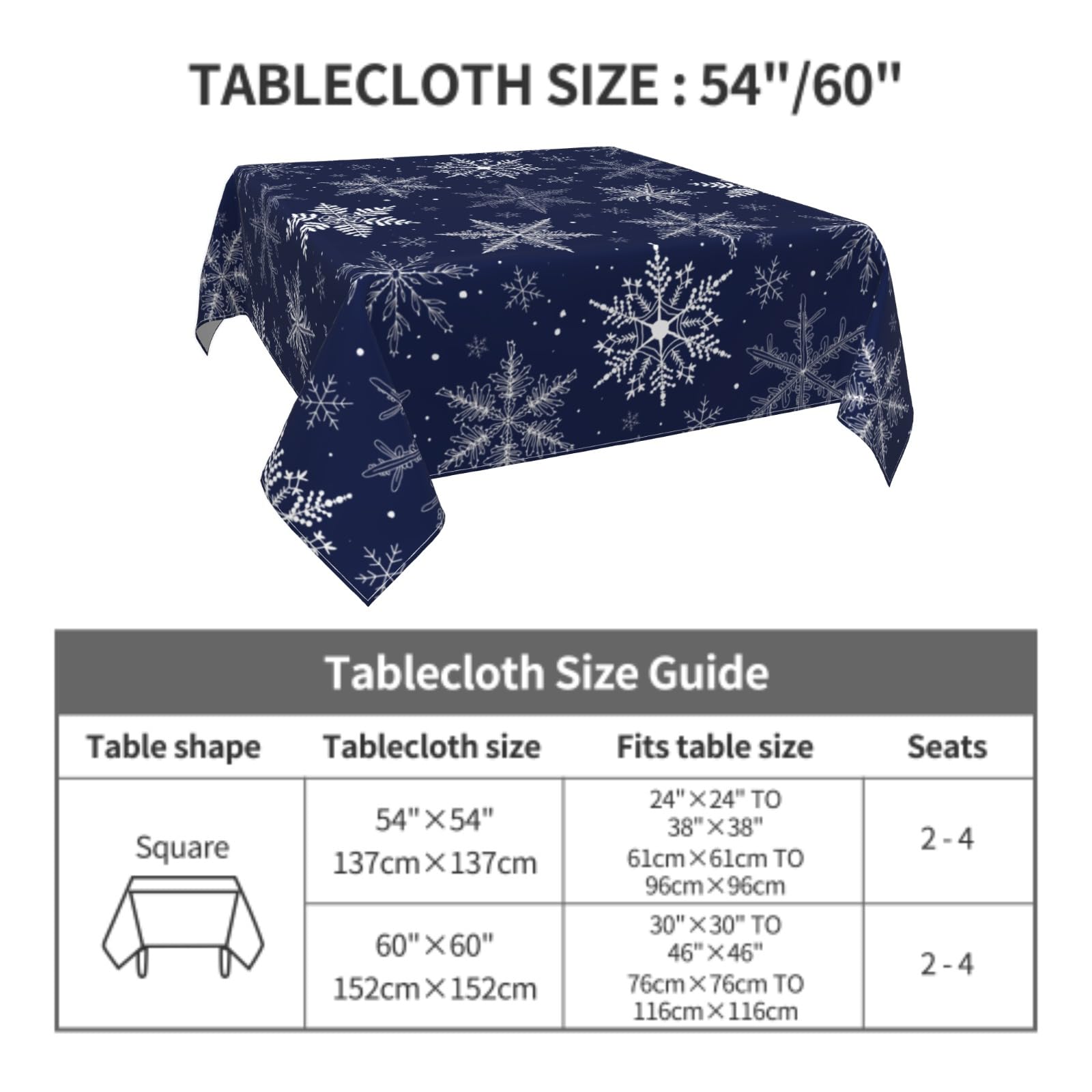 Sphragiyn tablecloth adds holiday mood for entertaining and seasonal decor.