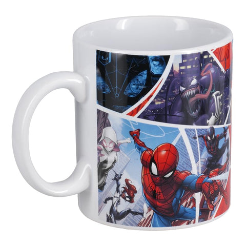 Spider-Man comic collection design brings nostalgia to your coffee routine.
