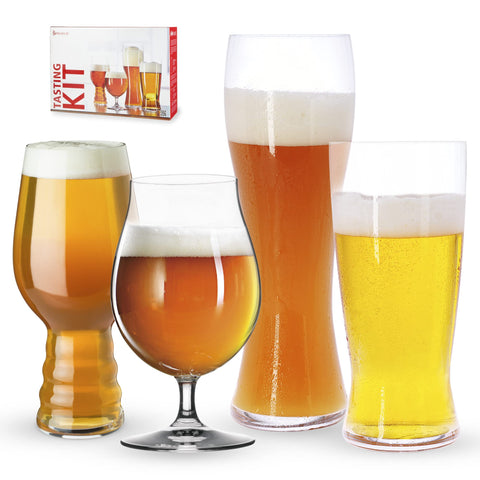 Spiegelau Craft Beer IPA glass enhances aroma for hop-forward beers.