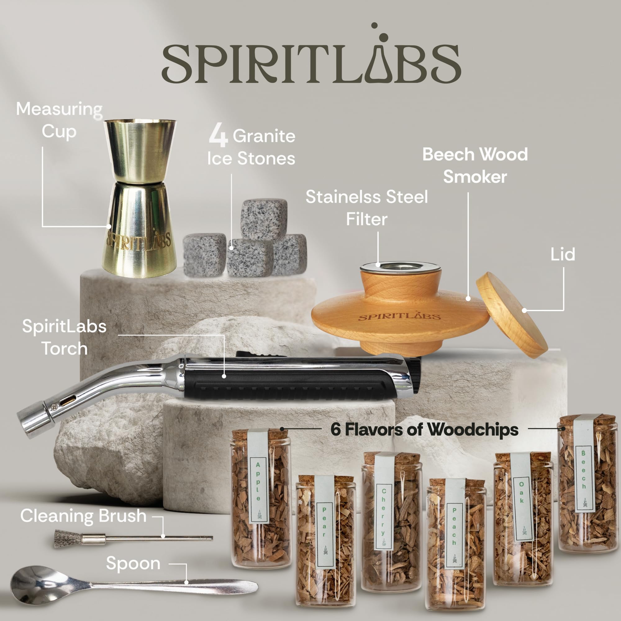 SpiritLabs Pear wood chips for nuanced fruit notes in drinks