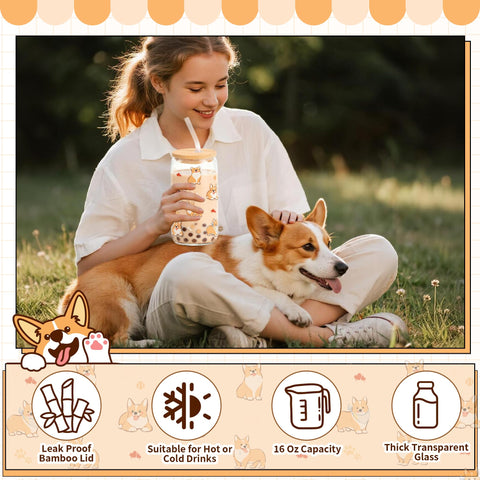 Splendest Corgi Gift Set makeup bag compact travel companion
