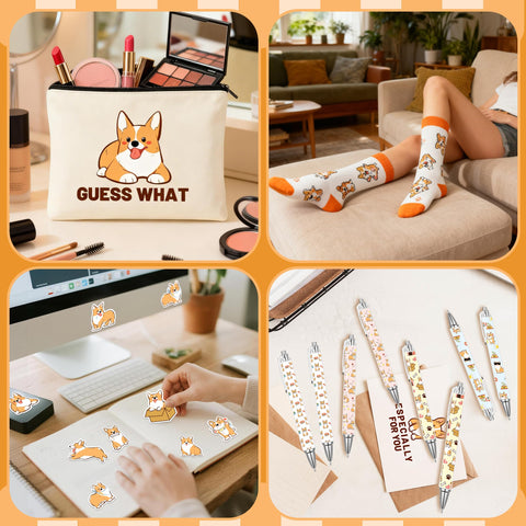 Splendest Corgi Gift Set ballpoint pens for quick notes