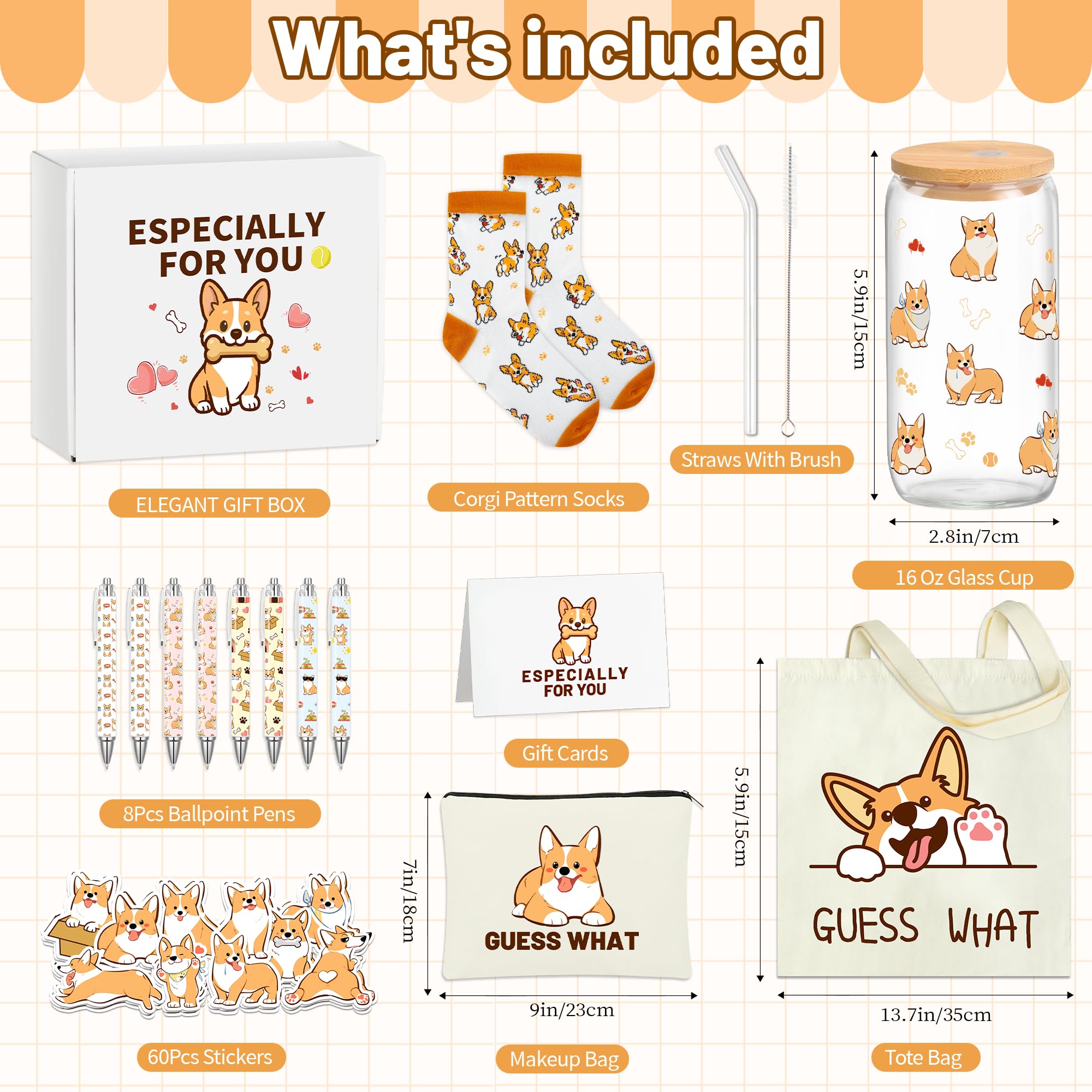 Splendest Corgi Gift Set tote bag shown ready for shopping