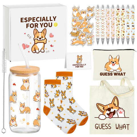 Splendest Corgi Gift Set tumbler close-up for daily hydration