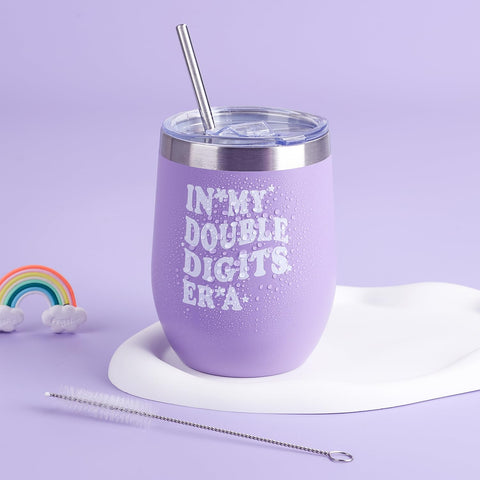 Splendest stainless steel straw with cleaning brush for easy reuse.
