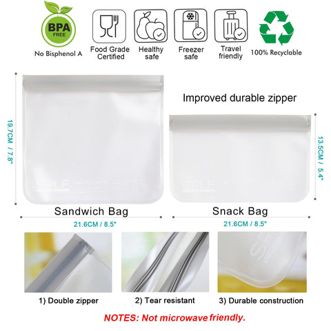 SPLF bag seal close-up highlights easy opening and secure closure