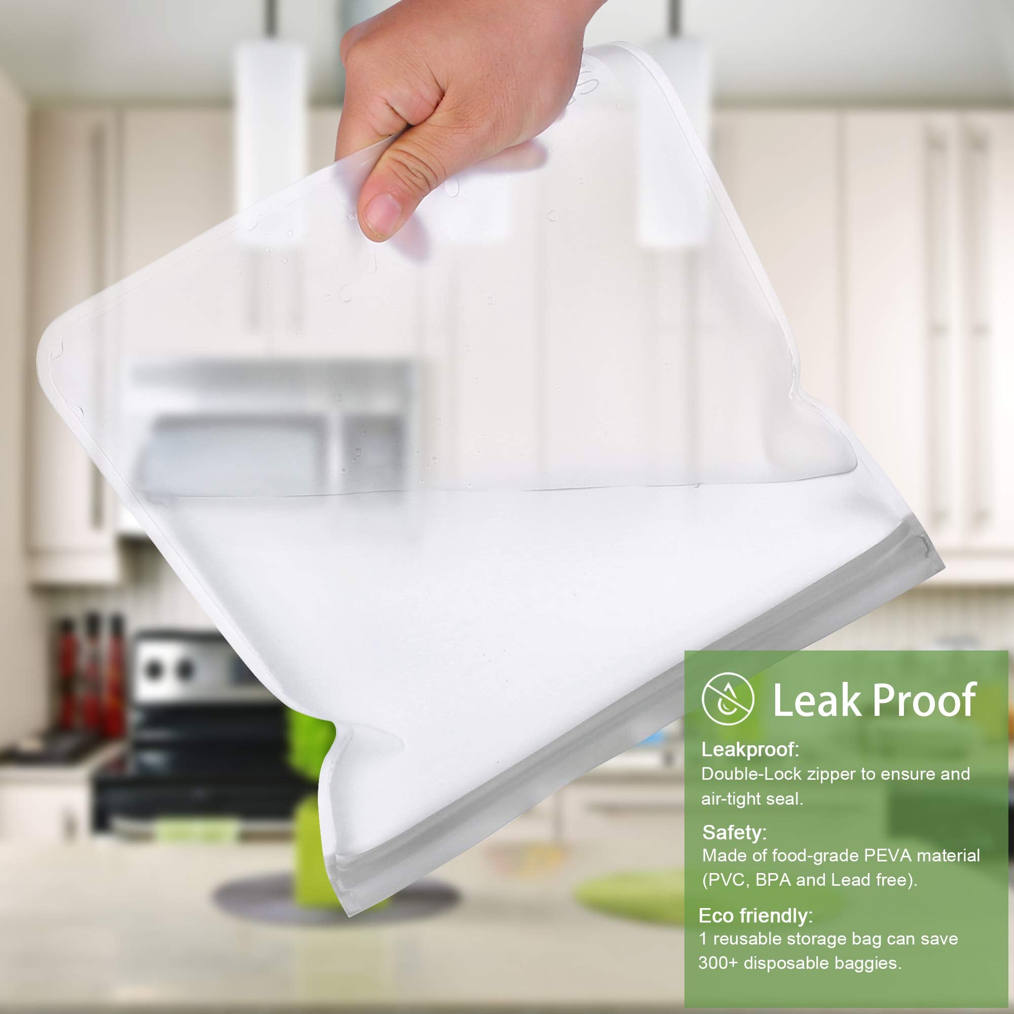 SPLF dishwasher-safe PEVA material designed for easy cleaning.