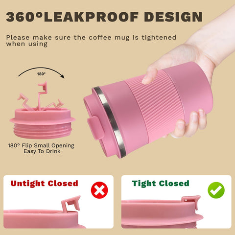 SPLMIFA anti-slip bottom keeps the mug steady on surfaces.