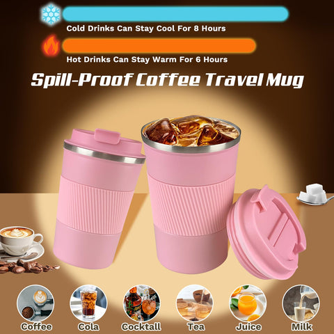 SPLMIFA leak-proof lid seals to prevent spills during travel.