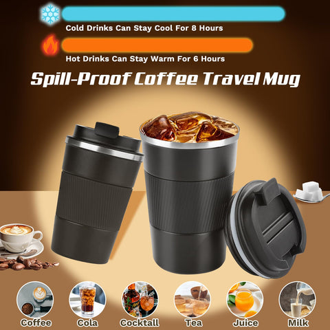 SPLMIFA mug shows leak-proof design to prevent spills during travel