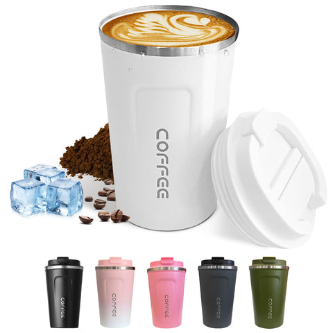 SPLMIFA travel mug with leakproof lid for spill-free use