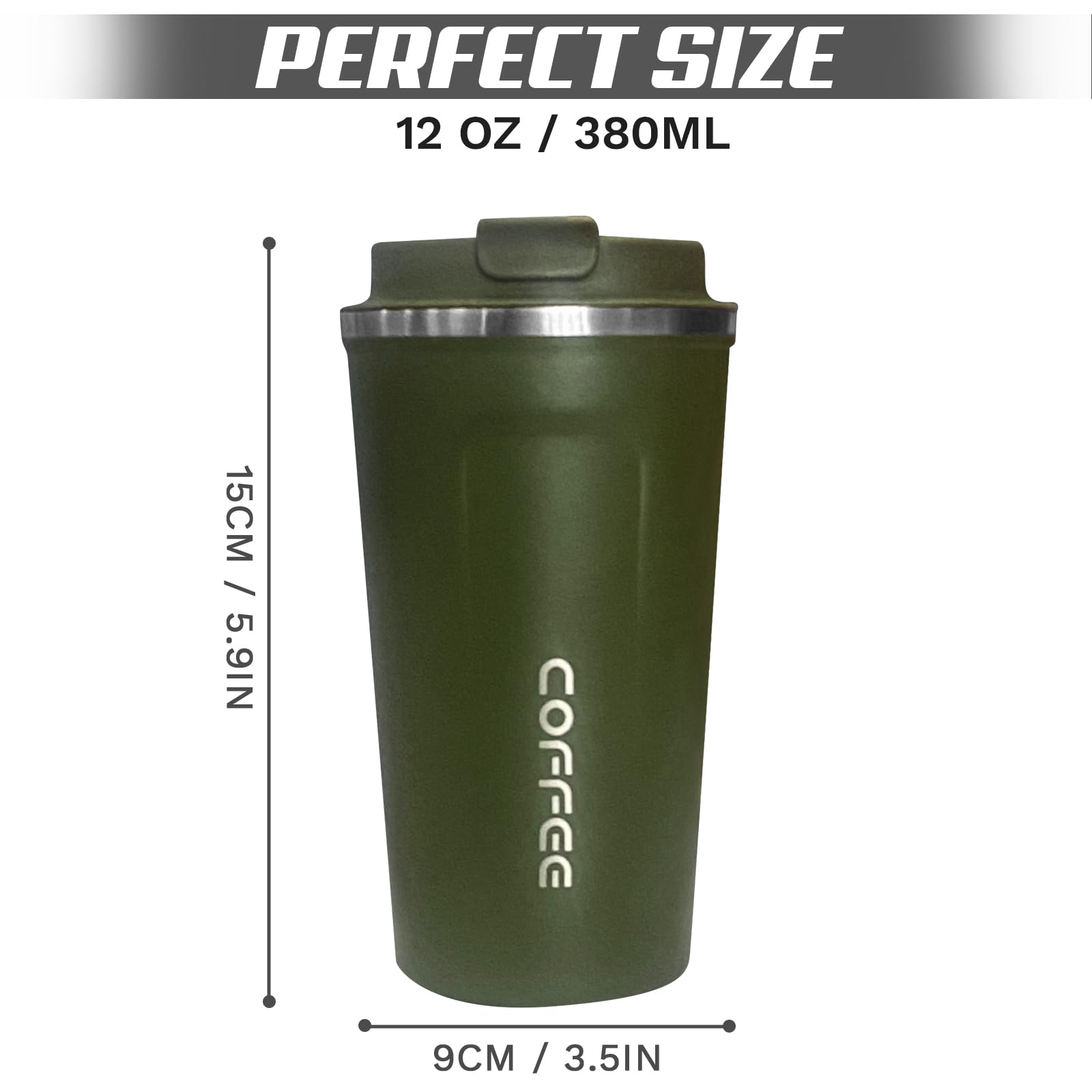 Wide-mouth SPLMIFA mug for easy cleaning and ice cube addition