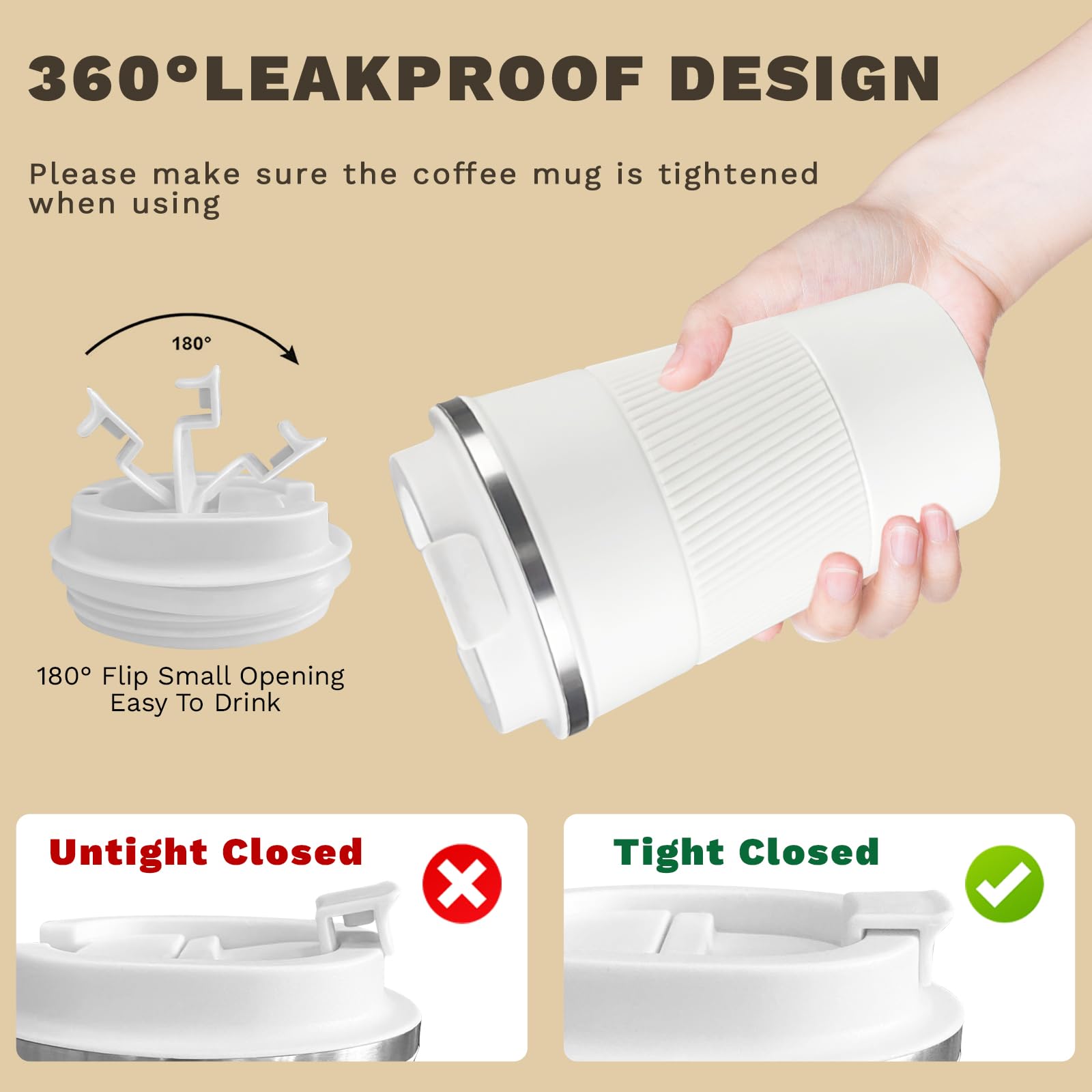 SPLMIFA 17oz anti-slip base helps keep the mug steady on surfaces