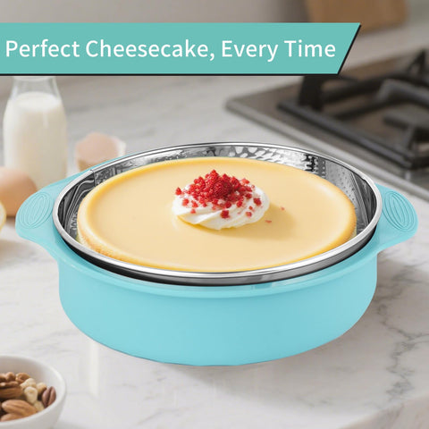 Spmarkt custom-fit 10-inch pan protector stays stable during baking.