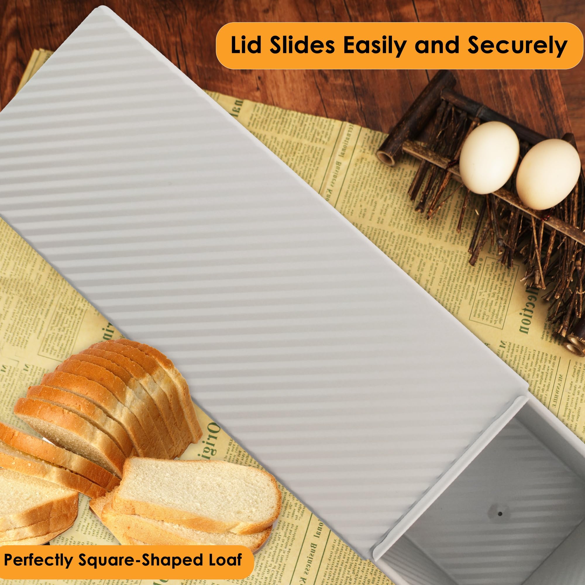 Durable Spmarkt loaf pan resists warping for frequent baking