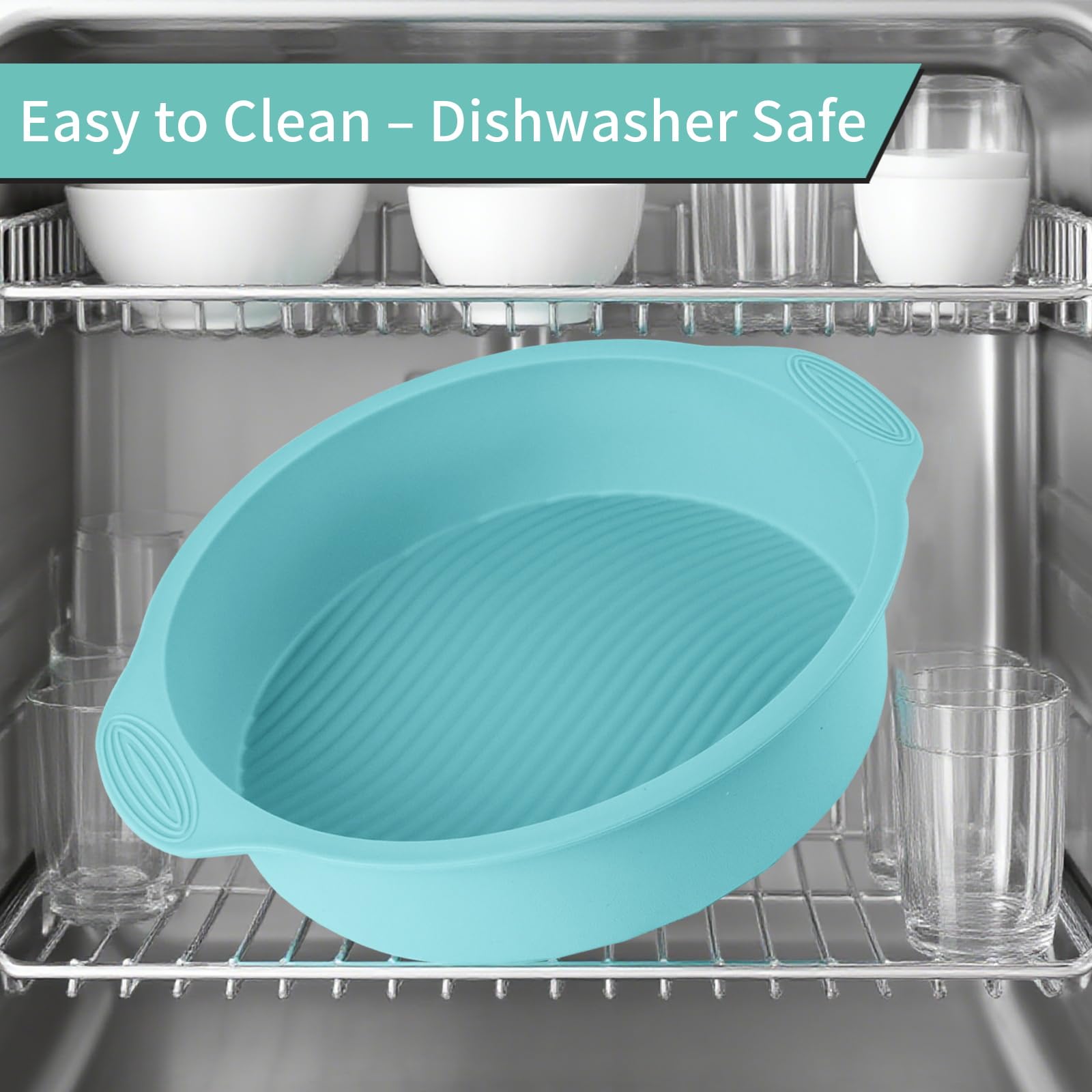 Spmarkt easy-lift wide handles simplify safe oven transfers.