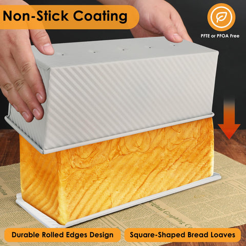 Spmarkt non-stick coating enables easy bread release and quick cleanup