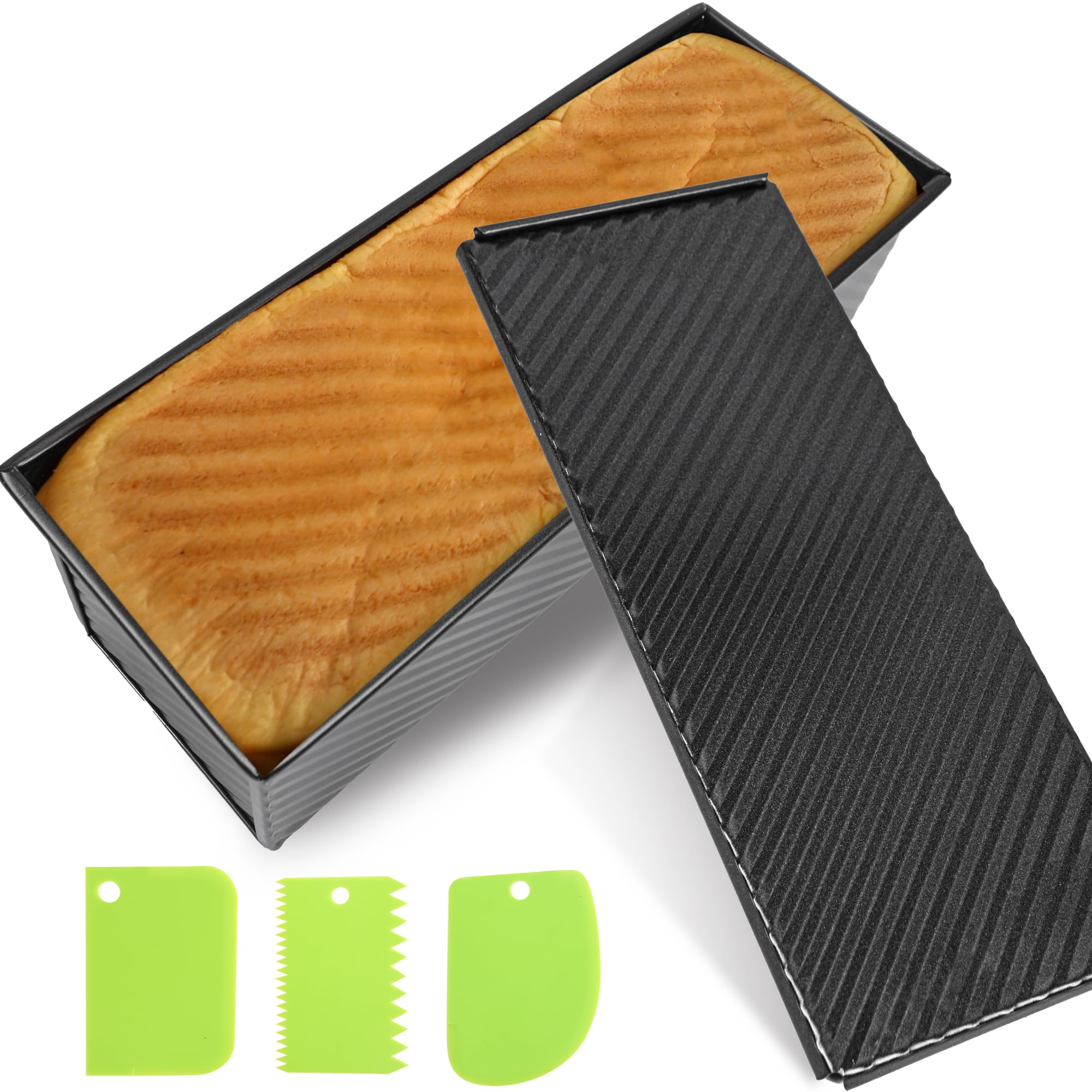 Spmarkt Pullman loaf pan easy-clean surface simplifies cleanup