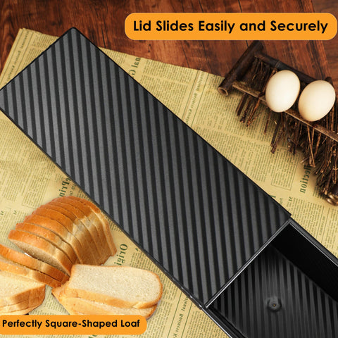Spmarkt Pullman loaf pan with lid removed, showing spacious interior