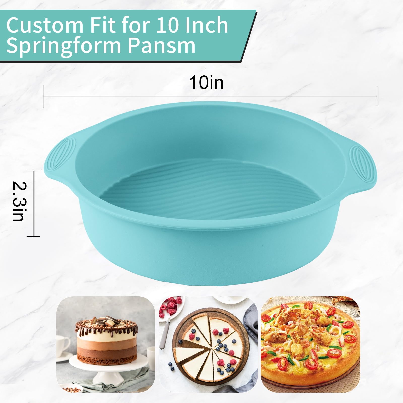 Spmarkt reusable and easy to clean for everyday baking convenience.