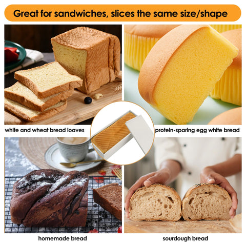 Spmarkt loaf pan versatility for bread, toast, cornbread, and meatloaf