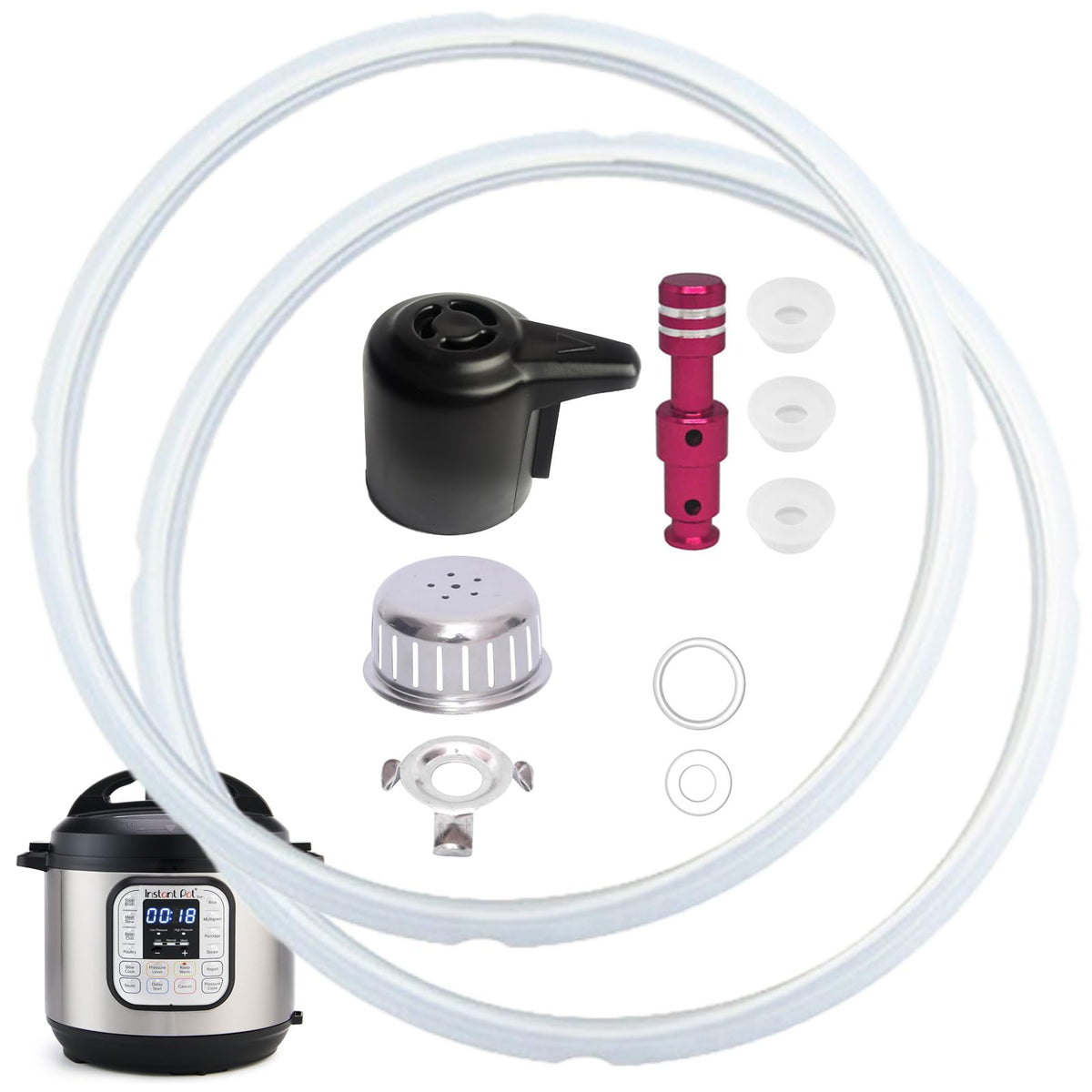 SPNKMJUJ sealing ring for Duo 8 Qt ensures a tight seal and easy cleanup