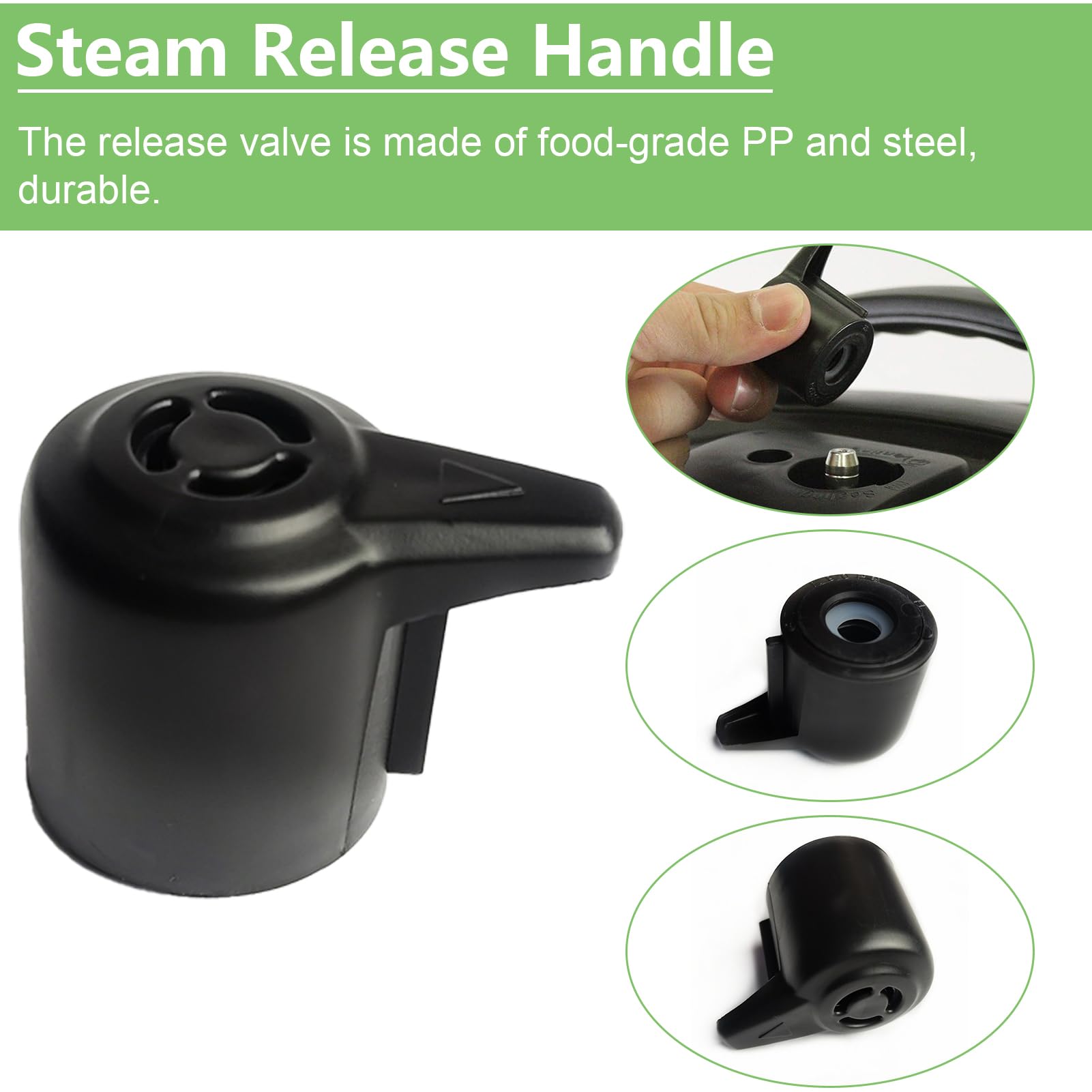 SPNKMJUJ steam release valve compatible with Duo 8 Qt for steady pressure