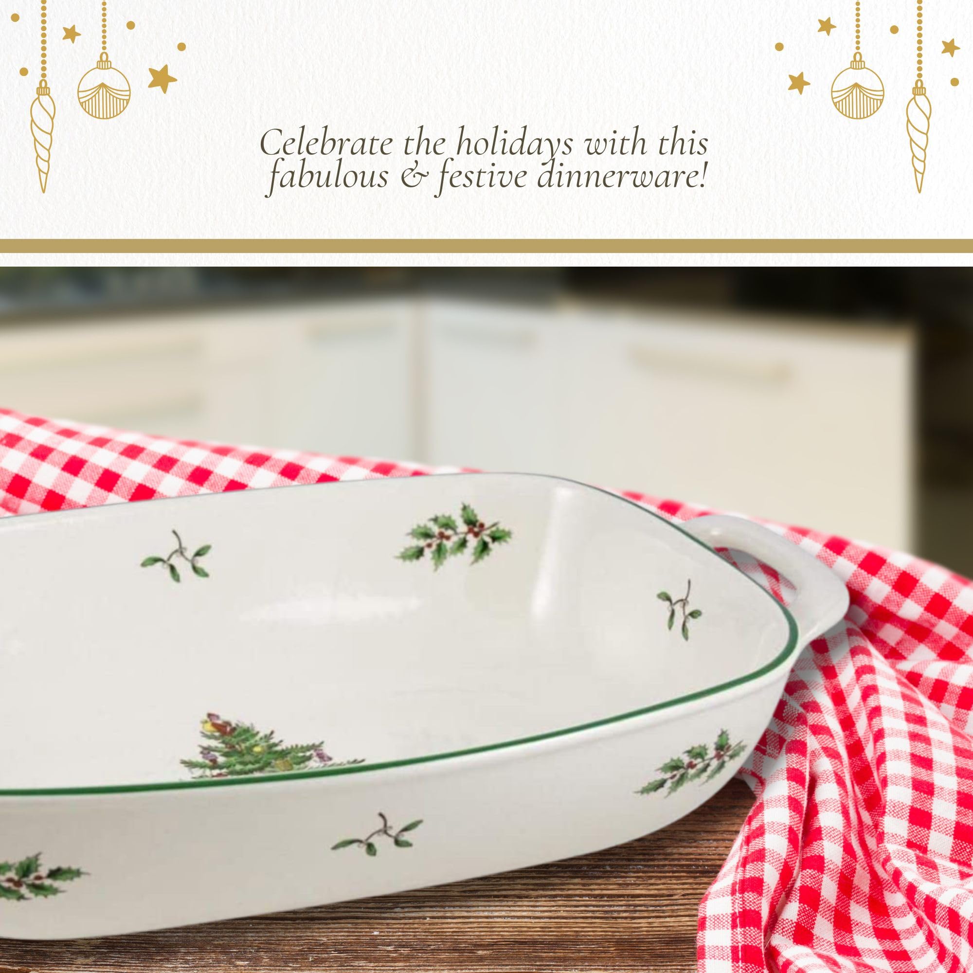 Spode Christmas Tree bread basket serving bread, fruit, or cookies stylishly