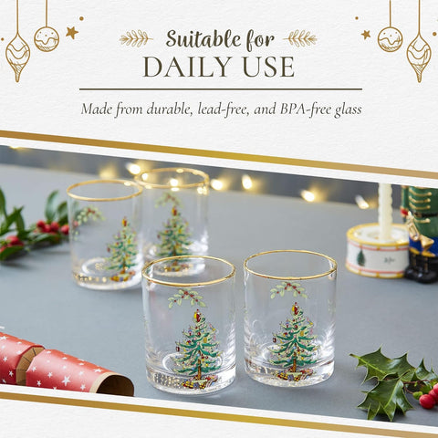 Spode 14oz glass offers premium clarity for beverages and presentation