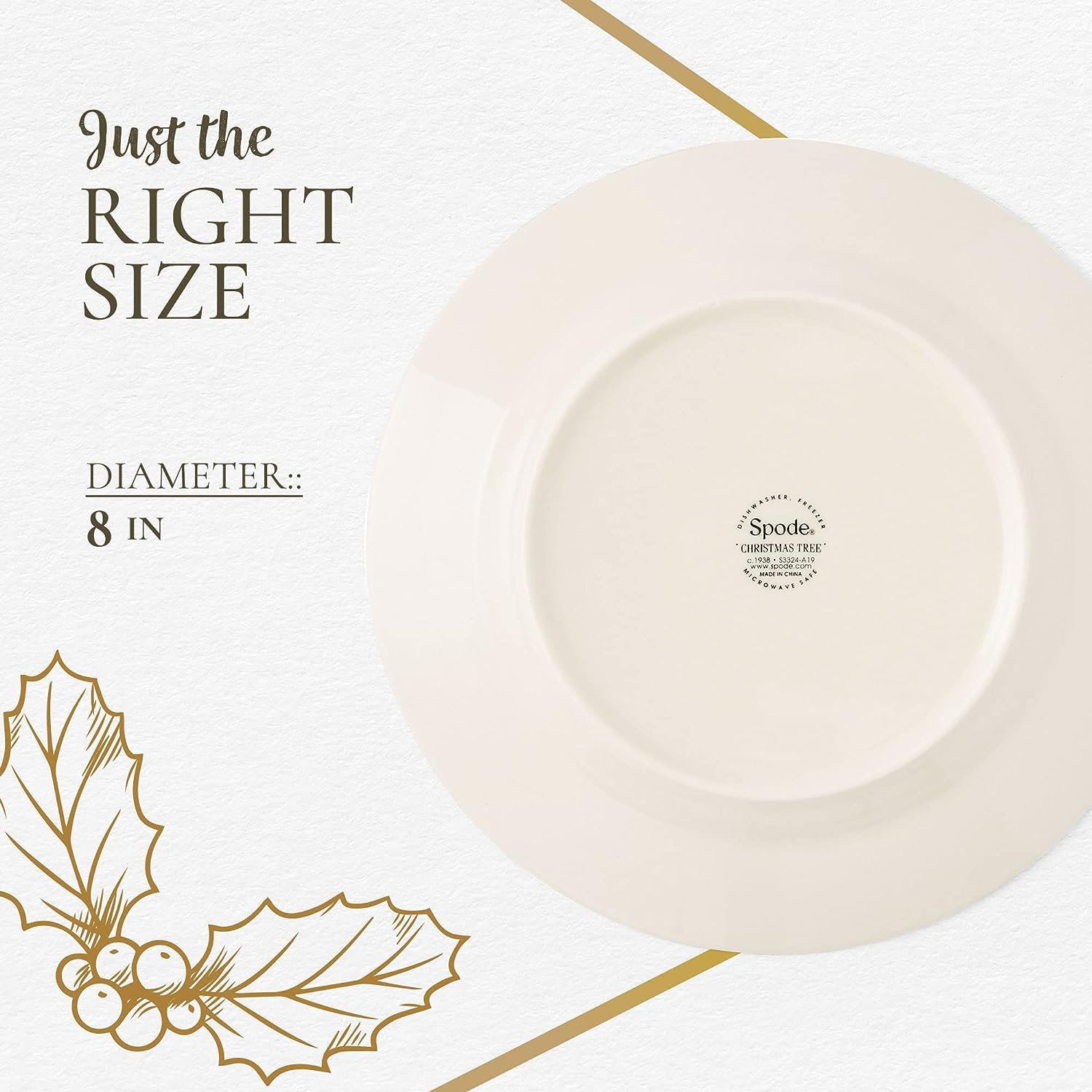 Spode Christmas Tree dinnerware on a holiday table emphasizing timeless motif and versatile use.