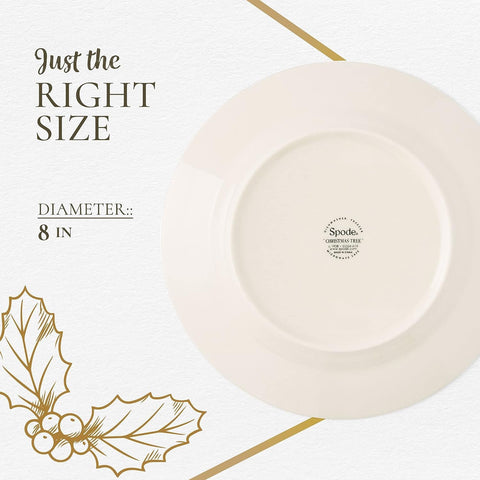 Spode Christmas Tree dinnerware on a holiday table emphasizing timeless motif and versatile use.